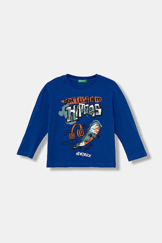 Детская хлопковая кофта с длинным рукавом United Colors Of Benetton, синий
Детская хлопковая кофта с длинным рукавом United Colors Of Benetton, синий