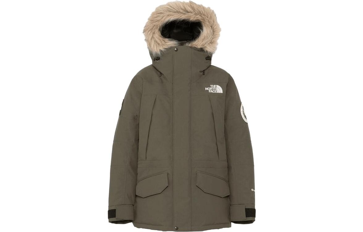 Пуховик мужской хаки The North Face, хаки 
Пуховик мужской хаки The North Face, хаки
