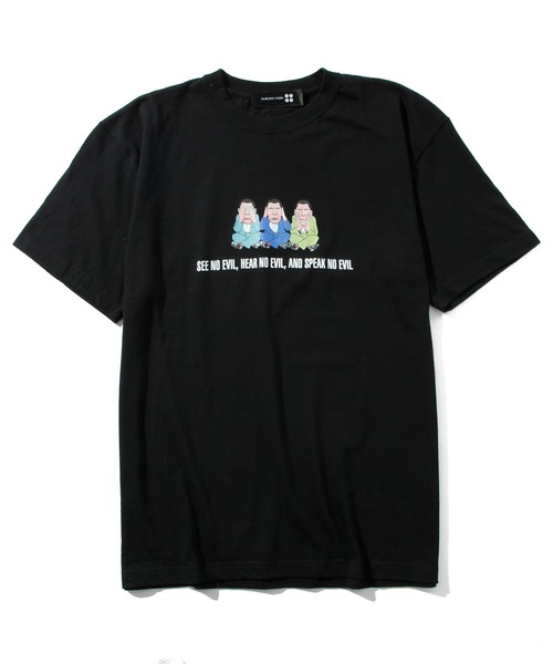 Футболка, коллаборация SAMURAI CORE x Gorillaman, принт «Три мудрые обезьяны», черный
Футболка, коллаборация SAMURAI CORE x Gorillaman, принт «Три мудрые обезьяны», черный