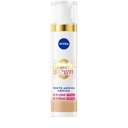 Nivea Luminous CC Fluid 3-в-1 Tint Средний размер Spf 30 40 мл
Nivea Luminous CC Fluid 3-в-1 Tint Средний размер Spf 30 40 мл