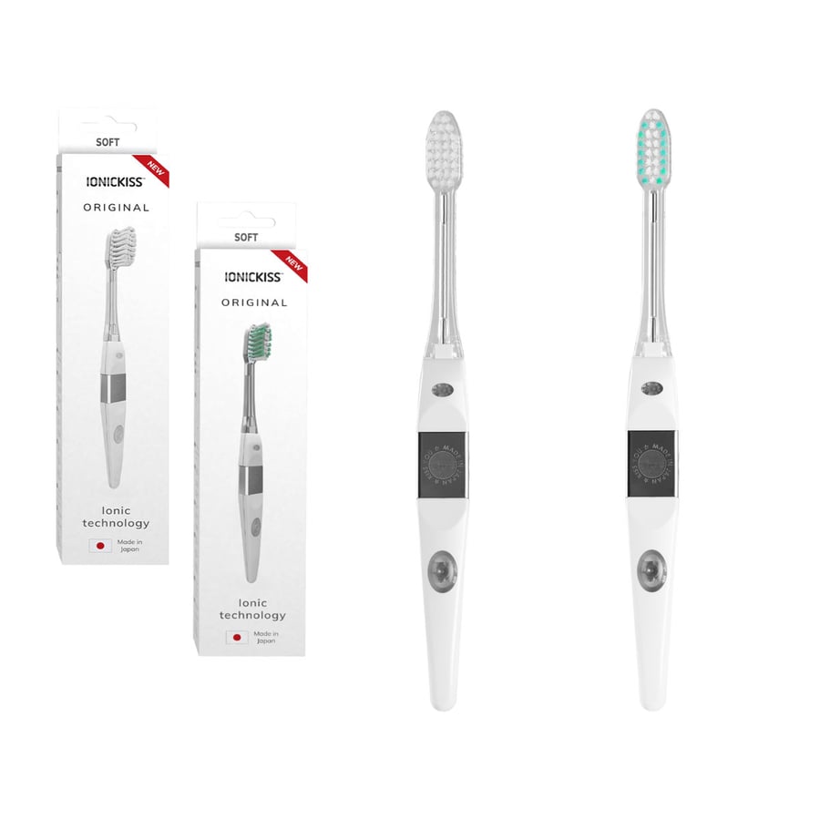 Оригинальный набор - Ионная зубная щетка IONICKISS Original Medium + IONICKISS Original Soft Inna marka
Оригинальный набор - Ионная зубная щетка IONICKISS Original Medium + IONICKISS Original Soft Inna marka