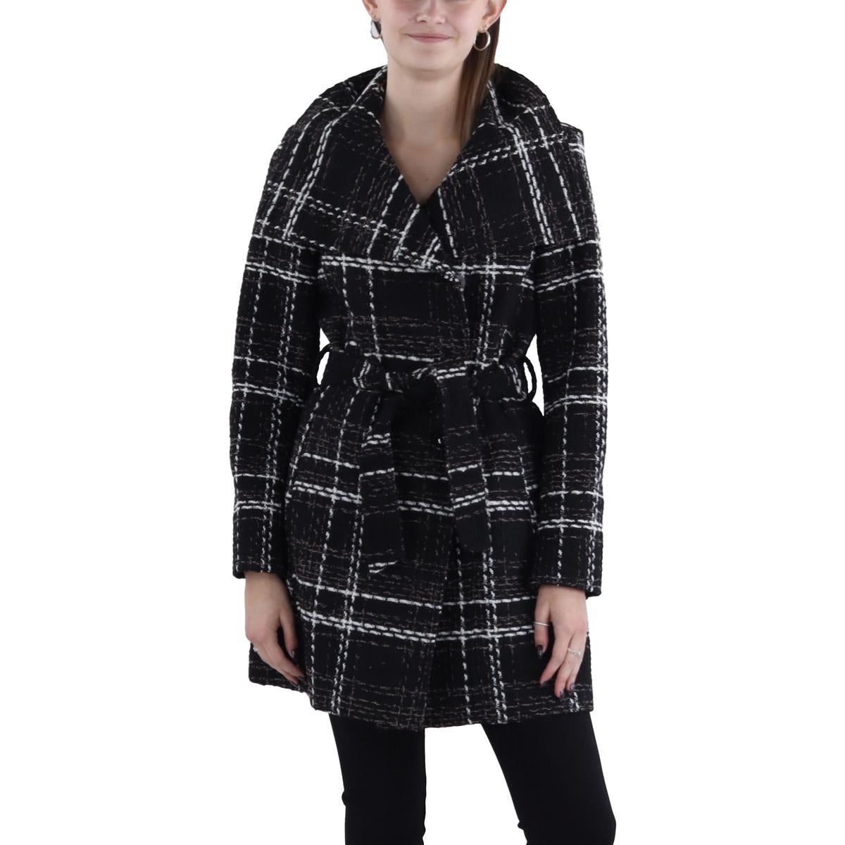 Женское длинное шерстяное пальто из смеси шерсти Laundry by Shelli Segal, цвет black combo
Женское длинное шерстяное пальто из смеси шерсти Laundry by Shelli Segal, цвет black combo