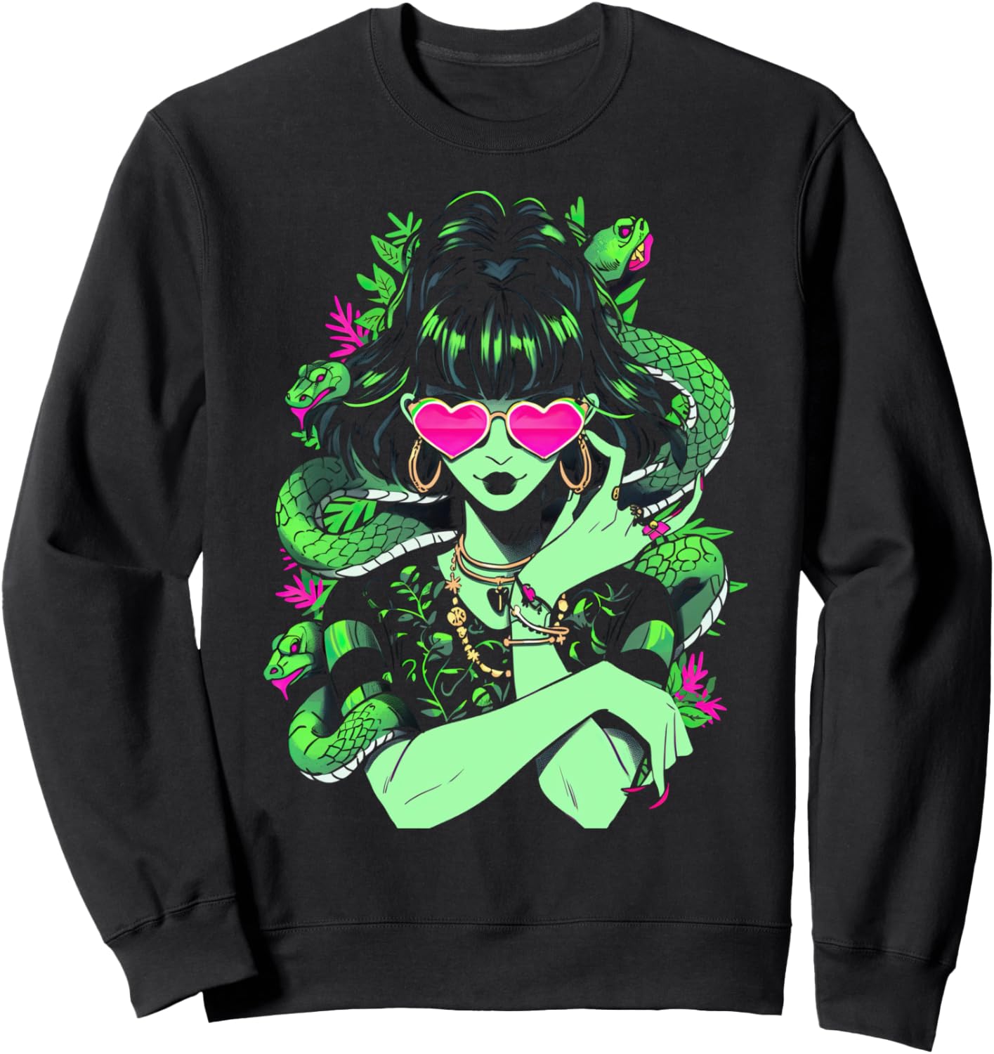 Толстовка с изображением головы Медузы из греческой мифологии и древних змеиных волос Ancient Greek Gods Designs, черный
Толстовка с изображением головы Медузы из греческой мифологии и древних змеиных волос Ancient Greek Gods Designs, черный