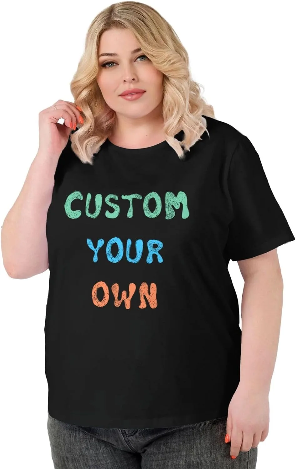Футболка Custom T Shirts Plus Size с фото и надписью
Футболка Custom T Shirts Plus Size с фото и надписью