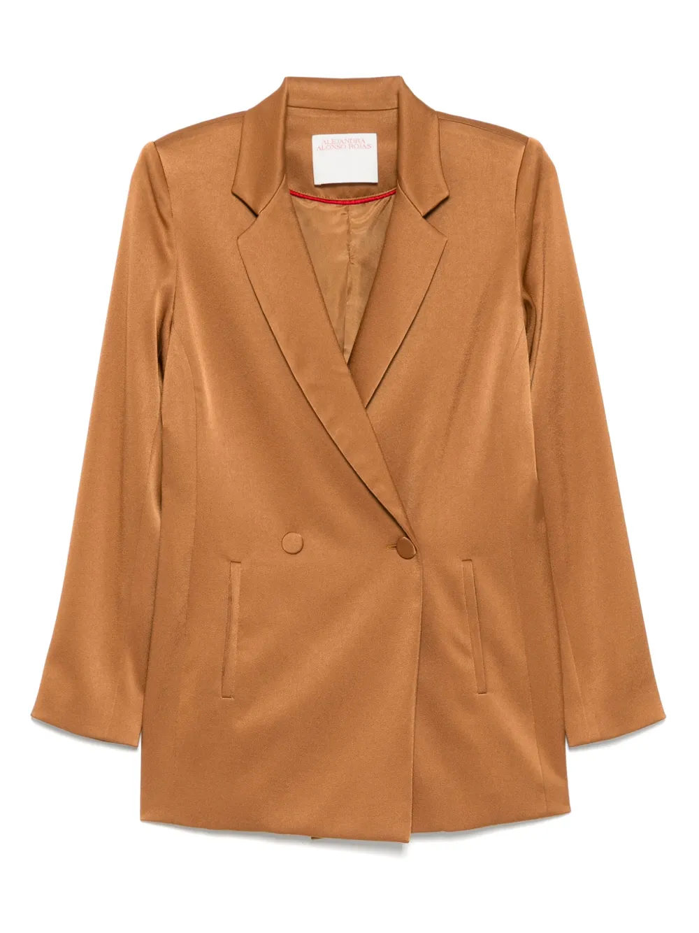 Двубортный пиджак Alejandra Alonso Rojas, коричневый
Двубортный пиджак Alejandra Alonso Rojas, коричневый