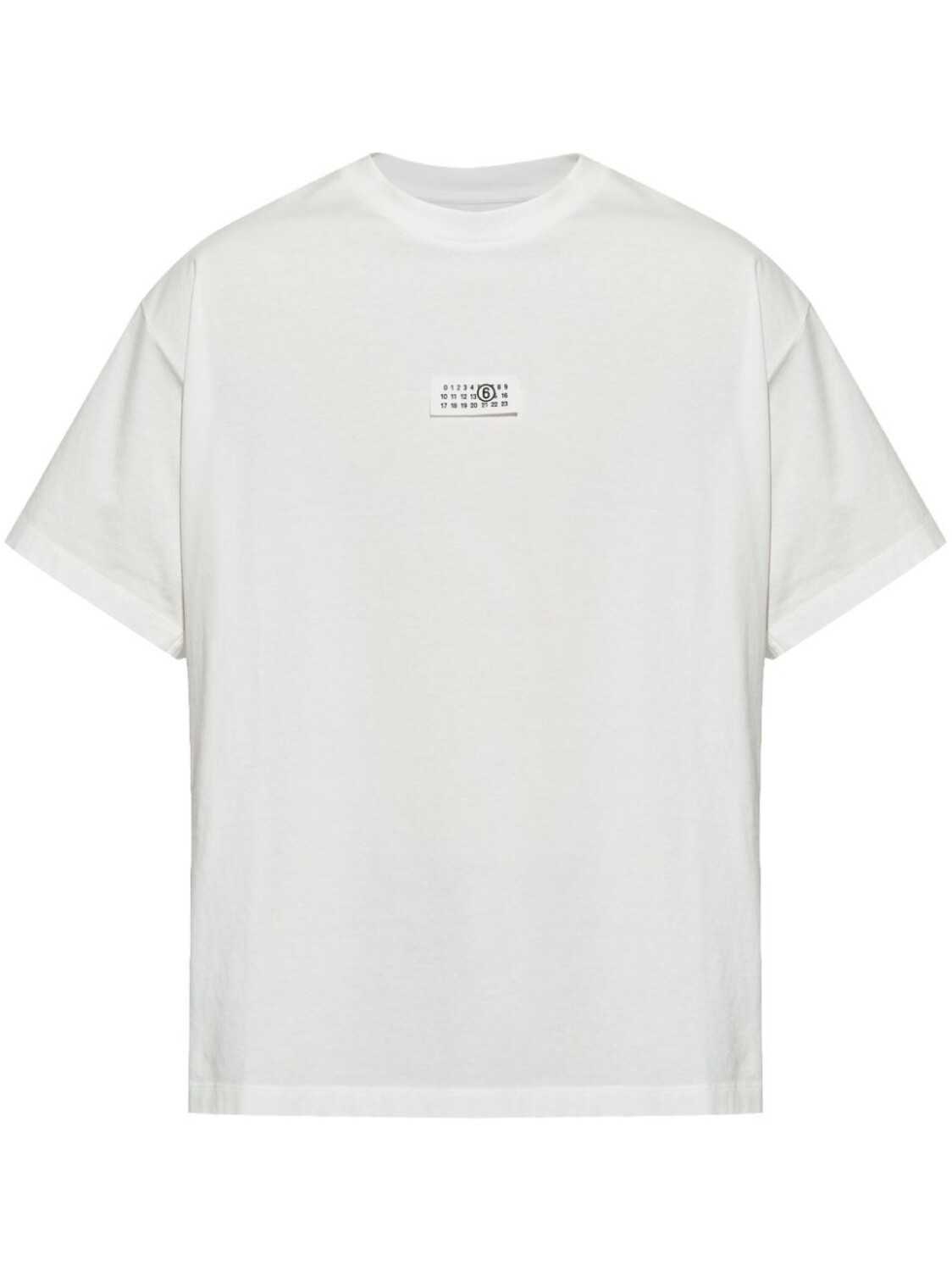 Футболка с цифровым мотивом MM6 Maison Margiela, белый
Футболка с цифровым мотивом MM6 Maison Margiela, белый