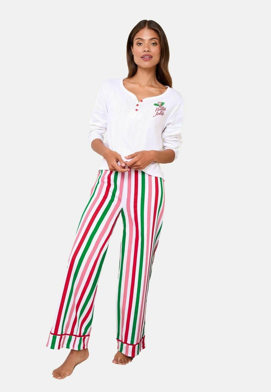 Пижамный комплект Lipsy CHRISTMAS HOLLY JOLLY POINTELLE SET, White Stripe/White
Пижамный комплект Lipsy CHRISTMAS HOLLY JOLLY POINTELLE SET, White Stripe/White