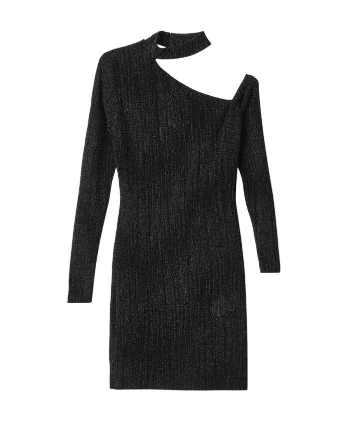 Черное асимметричное мини-платье Gaã«Lle Paris, черный
Черное асимметричное мини-платье Gaã«Lle Paris, черный