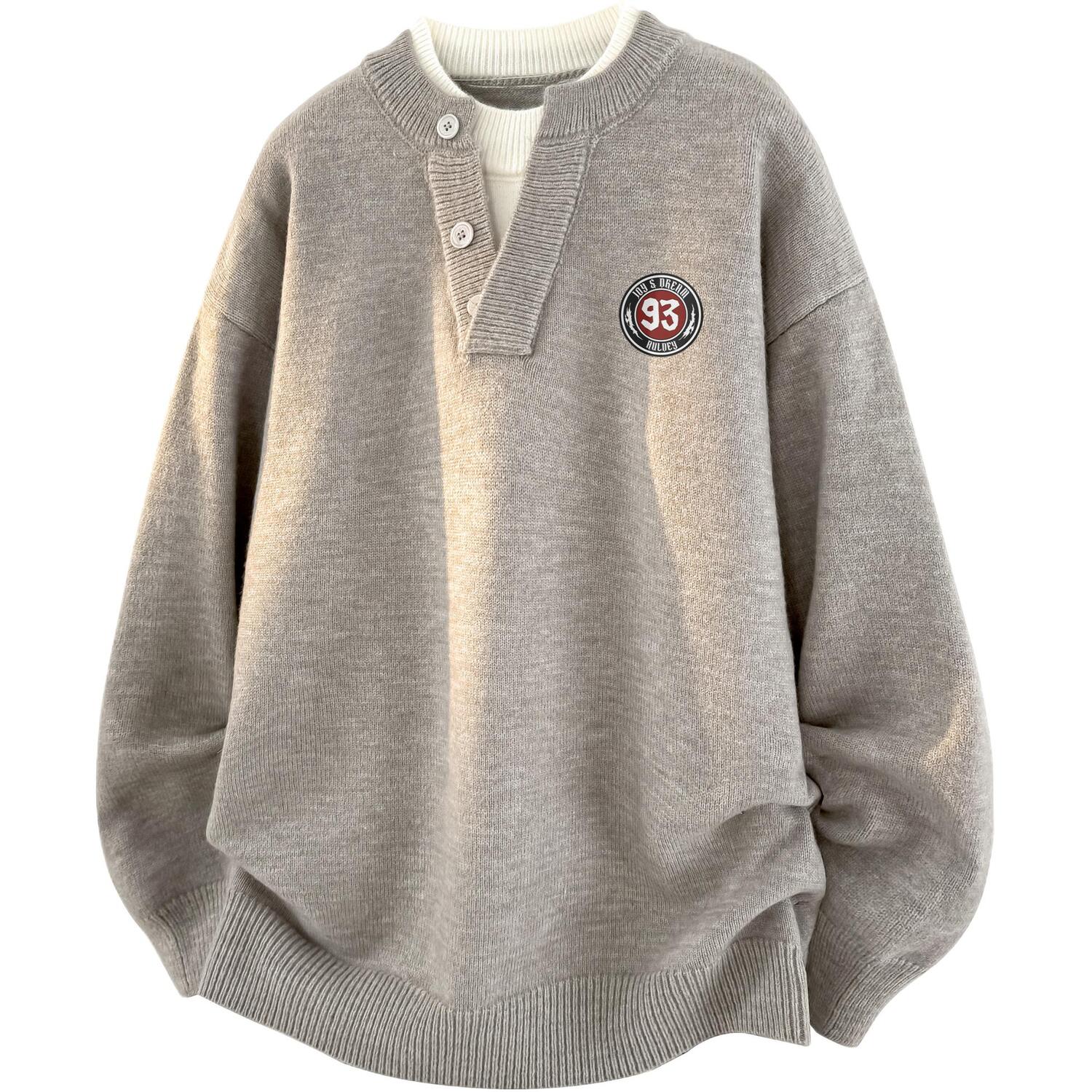 Свитер Unisex Henry Collar Moderate AULDEY, светло-серый
Свитер Unisex Henry Collar Moderate AULDEY, светло-серый