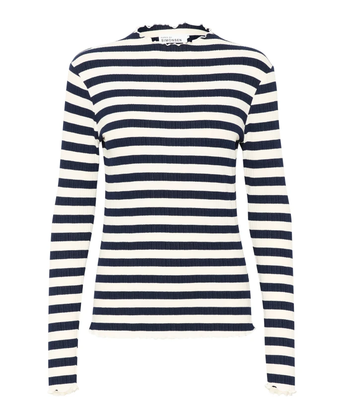 Полосатый топ с длинными рукавами и рюшами по краям Karen By Simonsen, мультиколор
Полосатый топ с длинными рукавами и рюшами по краям Karen By Simonsen, мультиколор