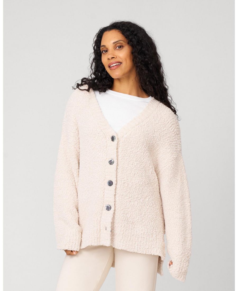 Женский уютный кардиган с капюшоном класса люкс для отдыха Cable & Gauge, Moonbeam
Женский уютный кардиган с капюшоном класса люкс для отдыха Cable & Gauge, Moonbeam