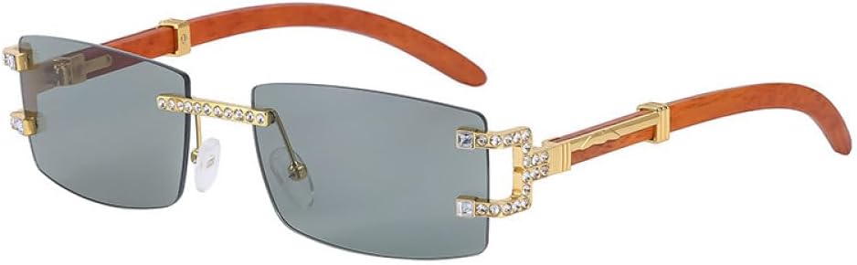 Винтажные солнцезащитные очки без оправы из дерева для женщин, модные прямоугольные, элегантные, классические, мужские солнцезащитные очки, роскошные очки generic, Green Gray
Винтажные солнцезащитные очки без оправы из дерева для женщин, модные прямоугольные, элегантные, классические, мужские солнцезащитные очки, роскошные очки generic, Green Gray