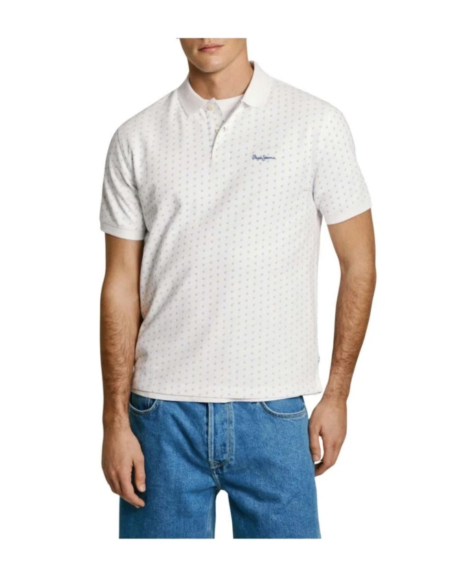 Классическая белая рубашка поло с современным акцентом. Pepe Jeans, белый
Классическая белая рубашка поло с современным акцентом. Pepe Jeans, белый