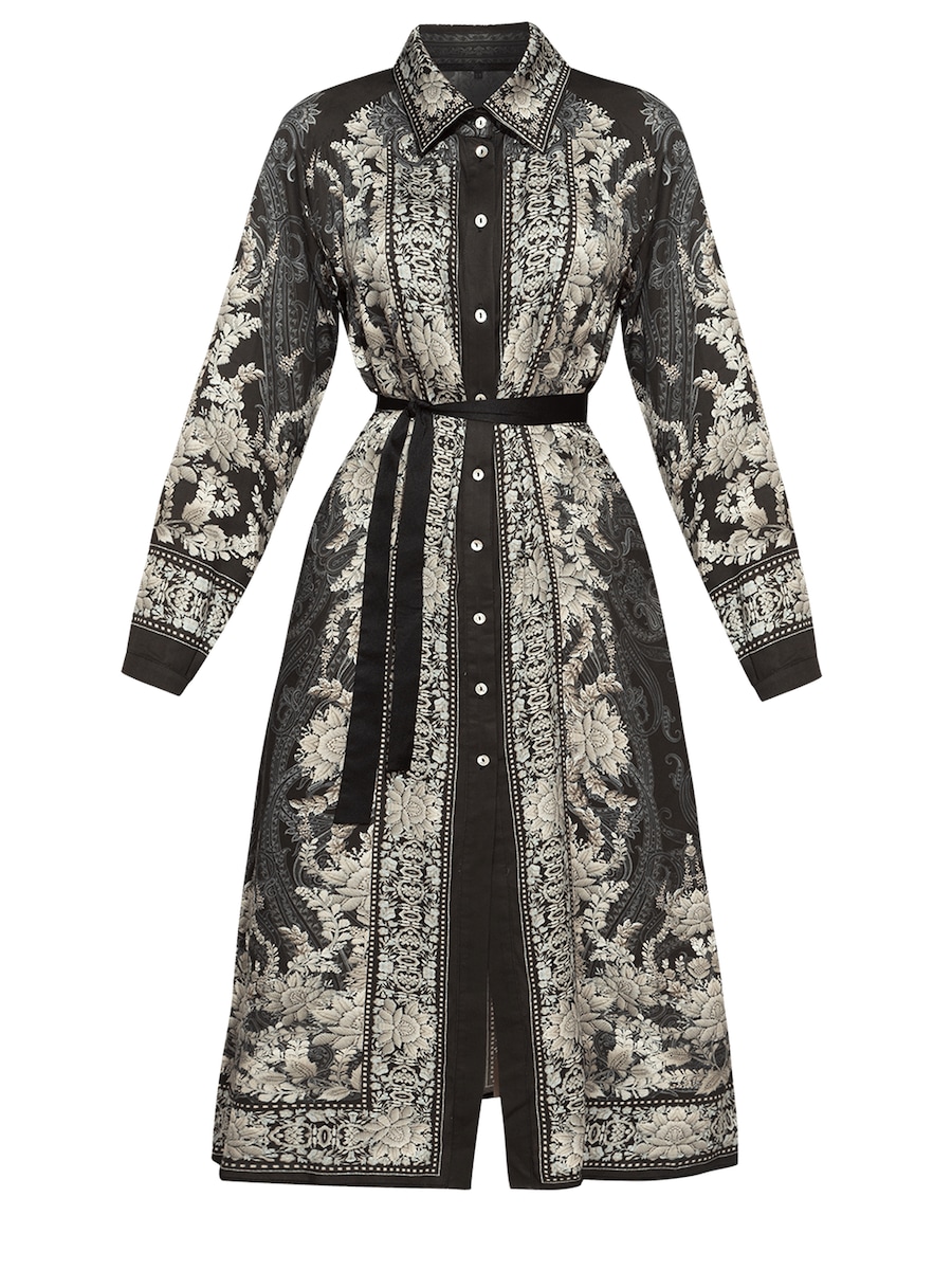 Платье-рубашка JIORO FROZEN LOTUS, черный
Платье-рубашка JIORO FROZEN LOTUS, черный