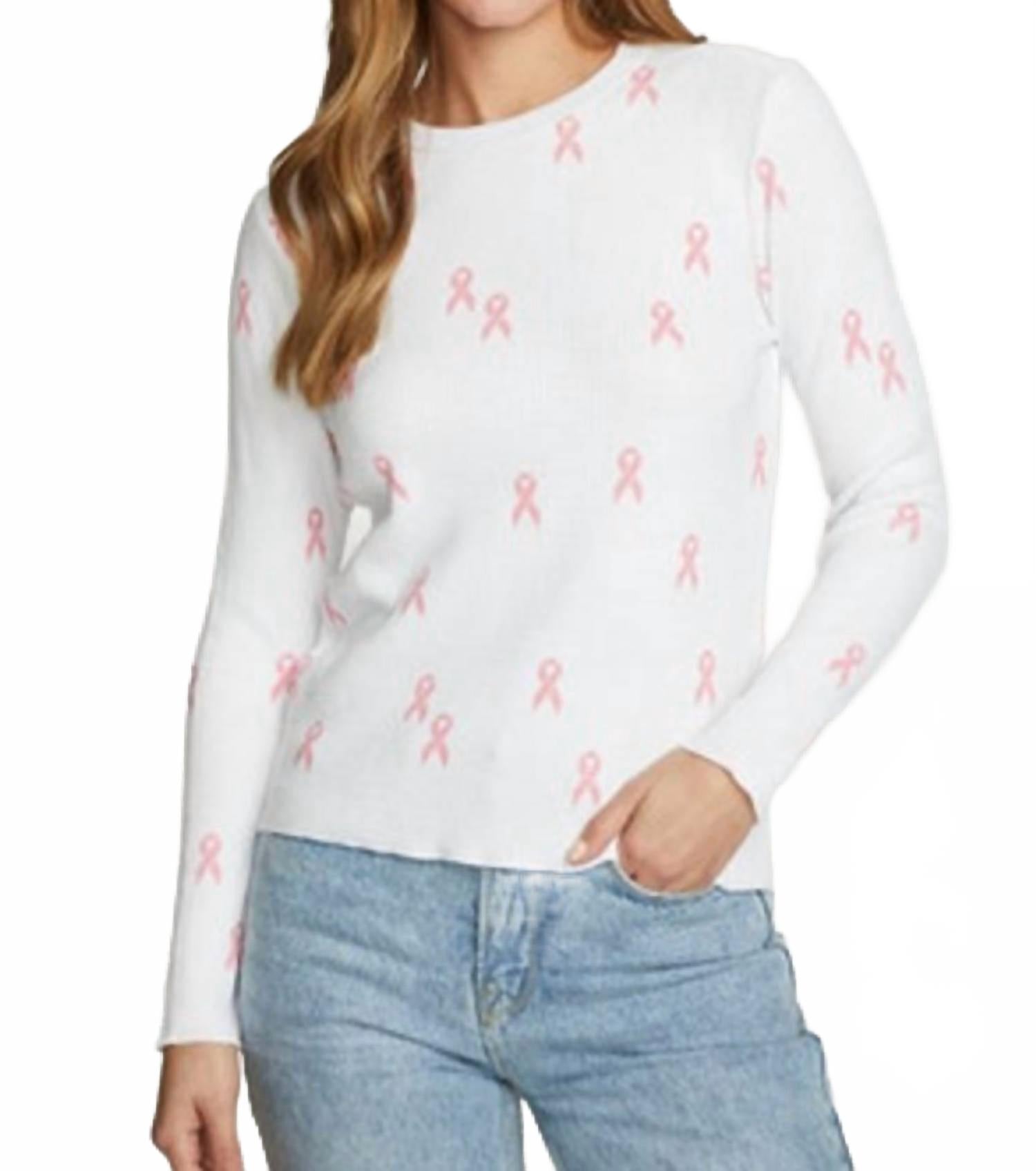 Футболка с вафельной текстурой в поддержку осведомленности о раке груди в бело-розовом цвете Chaser
Футболка с вафельной текстурой в поддержку осведомленности о раке груди в бело-розовом цвете Chaser