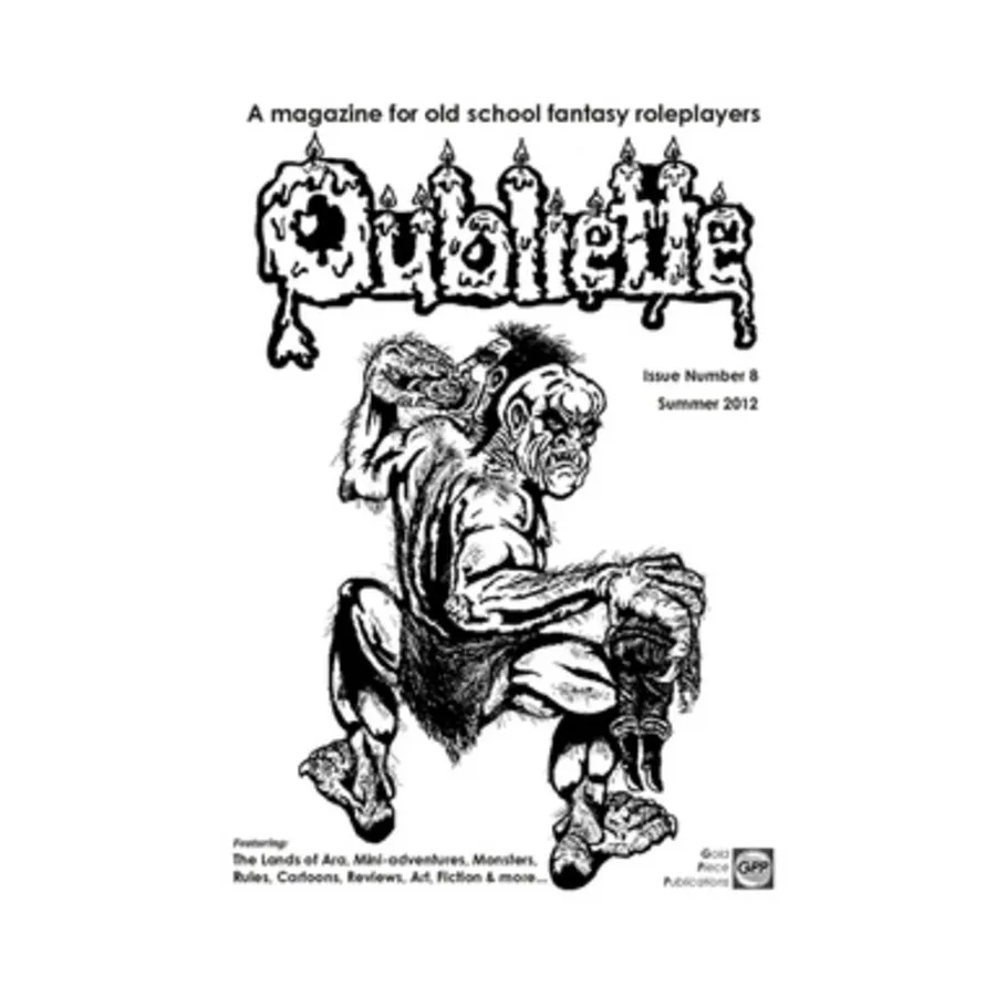 #8 "The Lands of Ara, Labyrinth Lord Mini Adventure, Newland Campaign Setting Part III", Oubliette Magazine, мягкая обложка
#8 "The Lands of Ara, Labyrinth Lord Mini Adventure, Newland Campaign Setting Part III", Oubliette Magazine, мягкая обложка