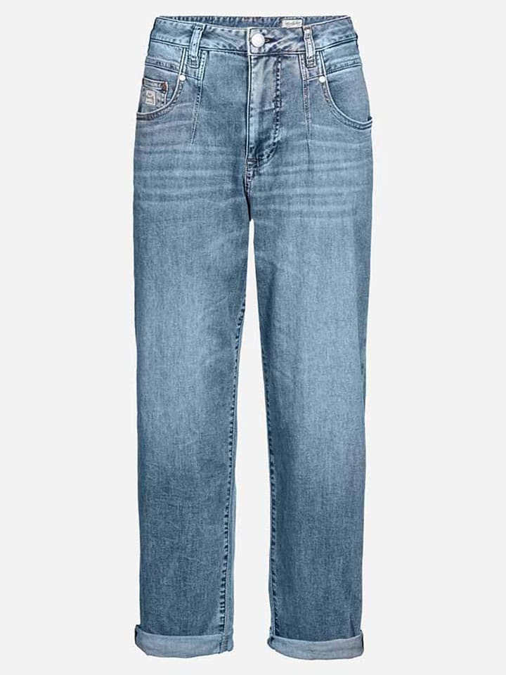 Джинсы прямого кроя синего цвета Herrlicher
Джинсы прямого кроя синего цвета Herrlicher