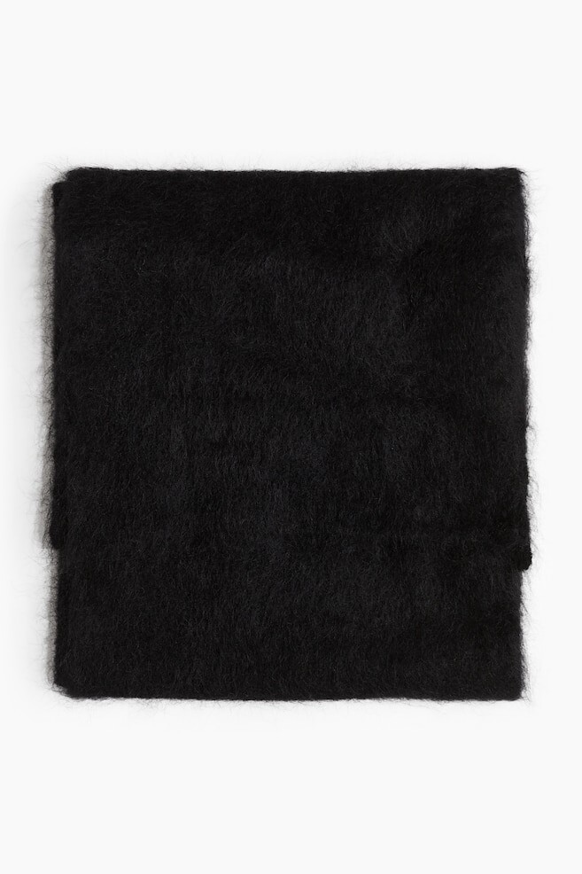 Шарф из смеси мохера H&M, черный
Шарф из смеси мохера H&M, черный