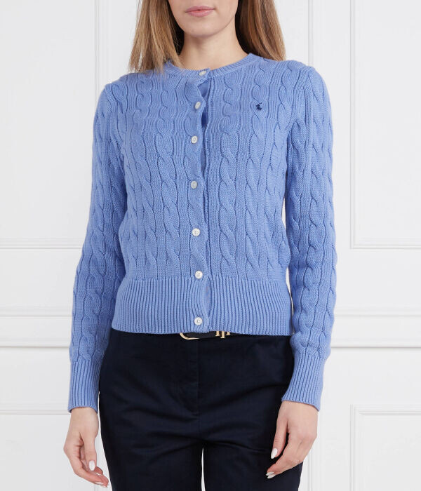Кардиган женский Polo Ralph Lauren вязаный на пуговицах, синий
Кардиган женский Polo Ralph Lauren вязаный на пуговицах, синий