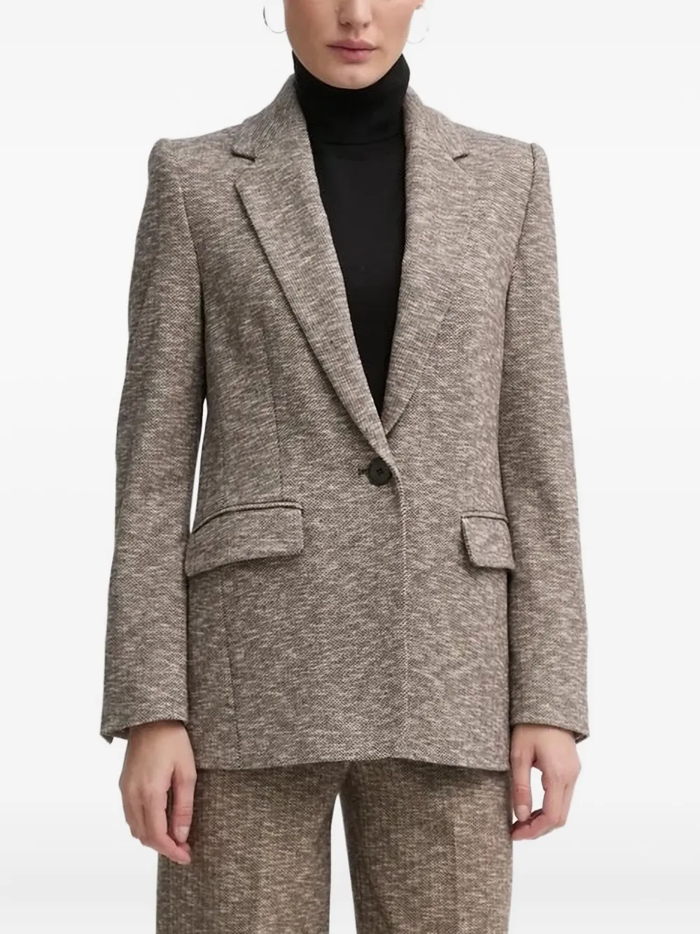 Однобортный пиджак Atlin с узором «елочка» Drykorn, коричневый
Однобортный пиджак Atlin с узором «елочка» Drykorn, коричневый