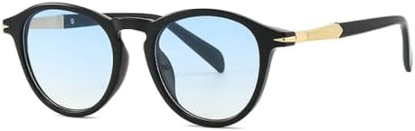 2027 Модные круглые солнцезащитные очки для женщин с градиентным покрытием, защита от УФ-излучения UV400, винтажные мужские солнцезащитные очки в стиле панк MTZJH, Black Blue Gradient
2027 Модные круглые солнцезащитные очки для женщин с градиентным покрытием, защита от УФ-излучения UV400, винтажные мужские солнцезащитные очки в стиле панк MTZJH, Black Blue Gradient