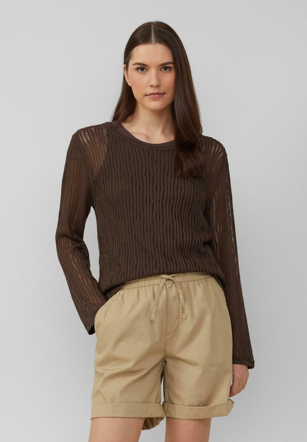 Джемпер MIT AJOURMUSTER s.Oliver, темно-коричневый
Джемпер MIT AJOURMUSTER s.Oliver, темно-коричневый