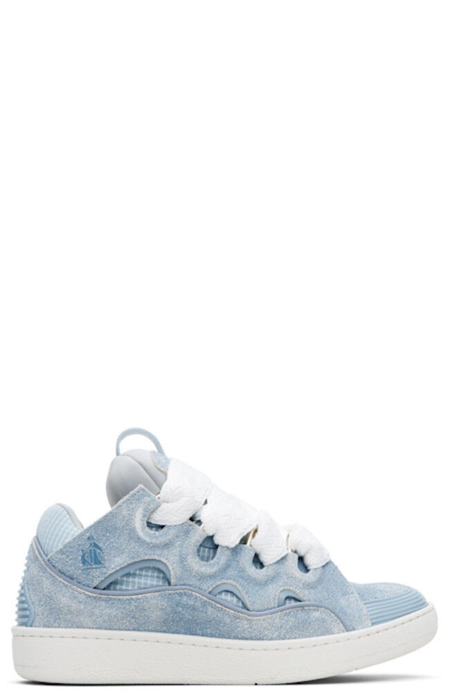 Синие кожаные кроссовки Curb с эффектом денима Lanvin
Синие кожаные кроссовки Curb с эффектом денима Lanvin