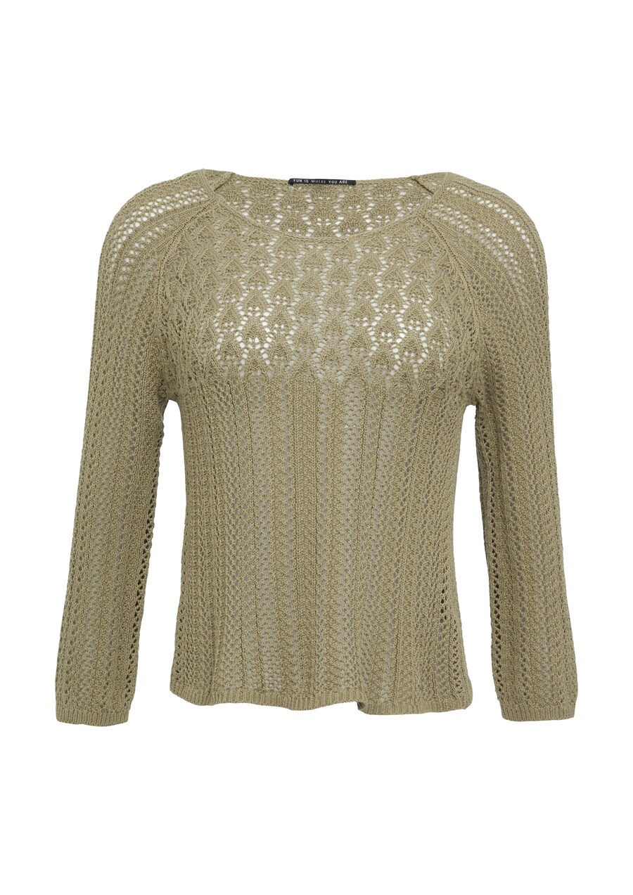 Свитер QS, темно-зеленый
Свитер QS, темно-зеленый