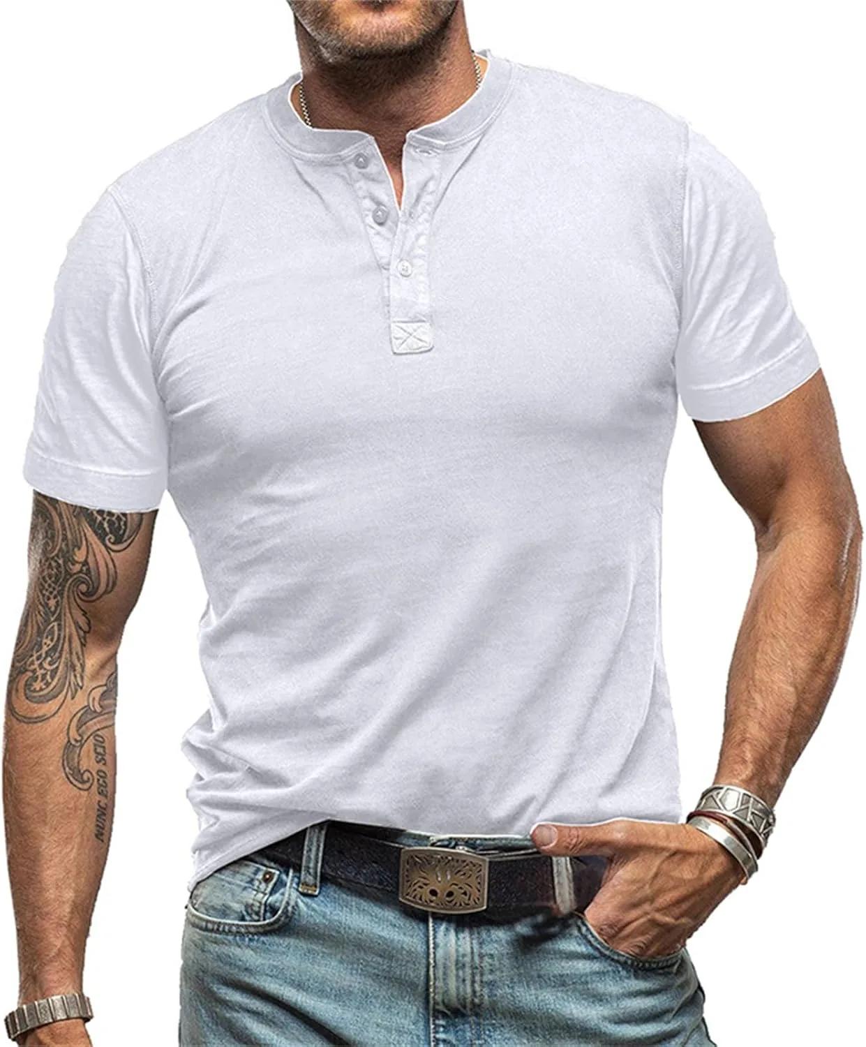 Мужская футболка хенли с коротким рукавом slim fit Thatrich
Мужская футболка хенли с коротким рукавом slim fit Thatrich