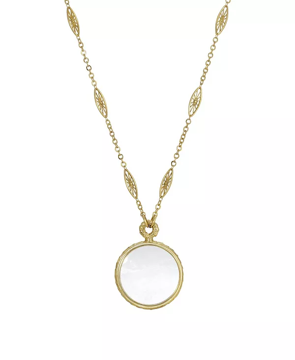 Ожерелье с подвеской-лупой 2028, gold-tone
Ожерелье с подвеской-лупой 2028, gold-tone