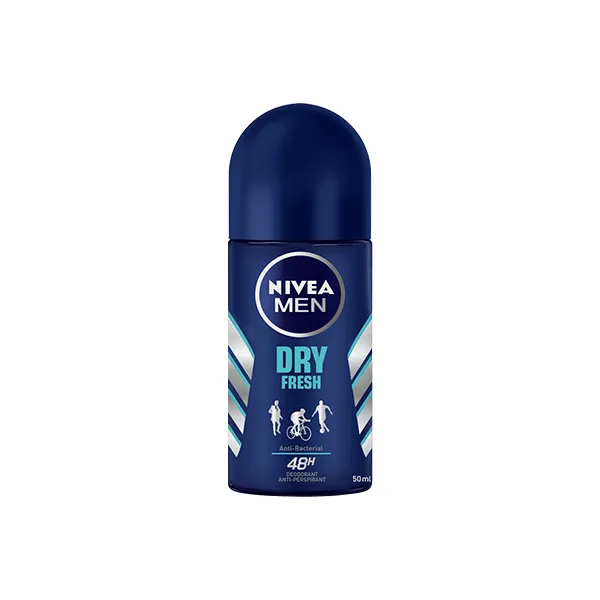 Шариковый дезодорант для мужчин со стойкостью 48 часов Dry Fresh Men Nivea, 50 ml
Шариковый дезодорант для мужчин со стойкостью 48 часов Dry Fresh Men Nivea, 50 ml