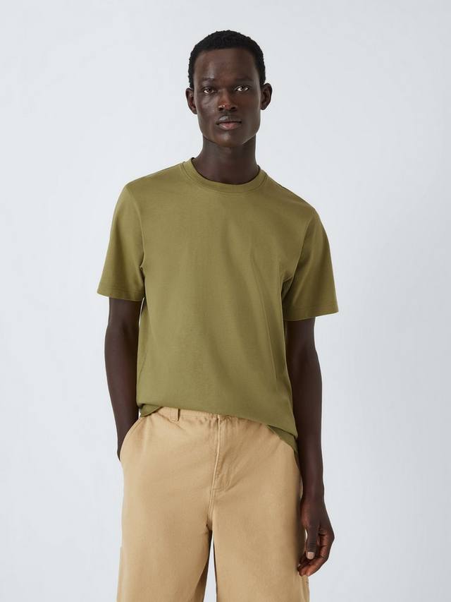 Простая хлопчатобумажная футболка с коротким рукавом John Lewis , цвет Green Olive
Простая хлопчатобумажная футболка с коротким рукавом John Lewis , цвет Green Olive