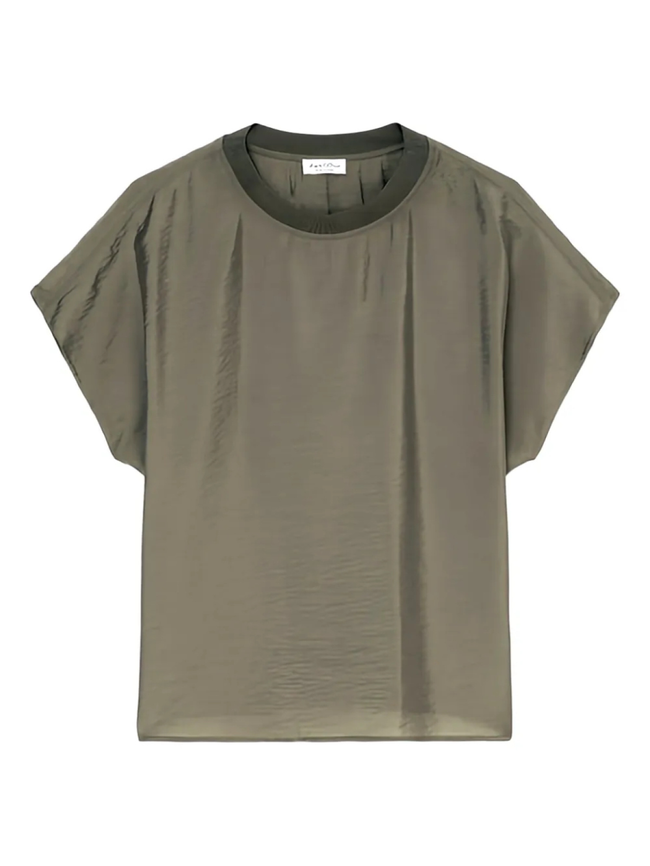 Marc O'Polo драпированный топ с короткими рукавами, зеленый
Marc O'Polo драпированный топ с короткими рукавами, зеленый