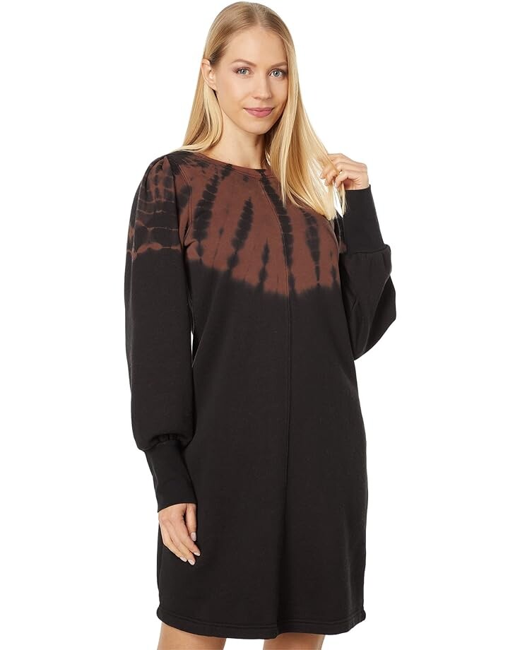 Платье Hatley Sweatshirt, цвет Caviar Storm Tie-Dye 
Платье Hatley Sweatshirt, цвет Caviar Storm Tie-Dye