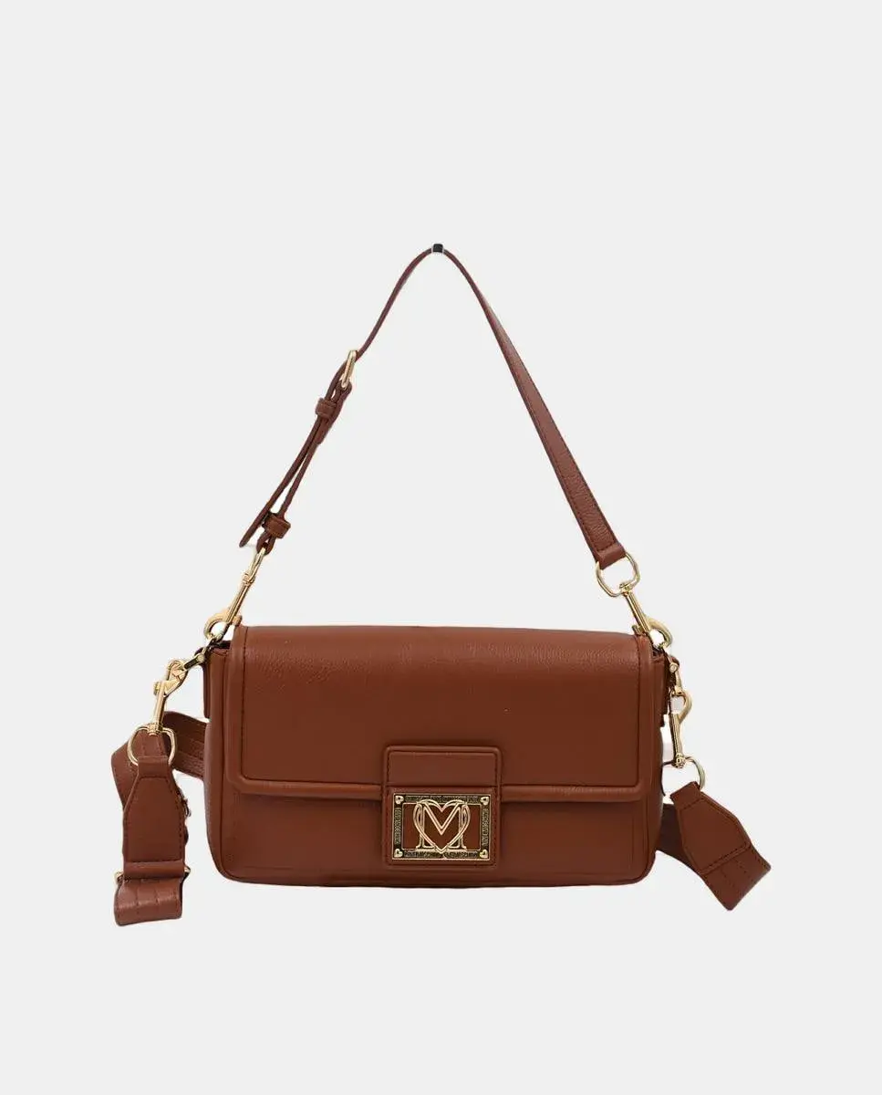 Черная сумка с двойной съемной ручкой Love Moschino
Черная сумка с двойной съемной ручкой Love Moschino