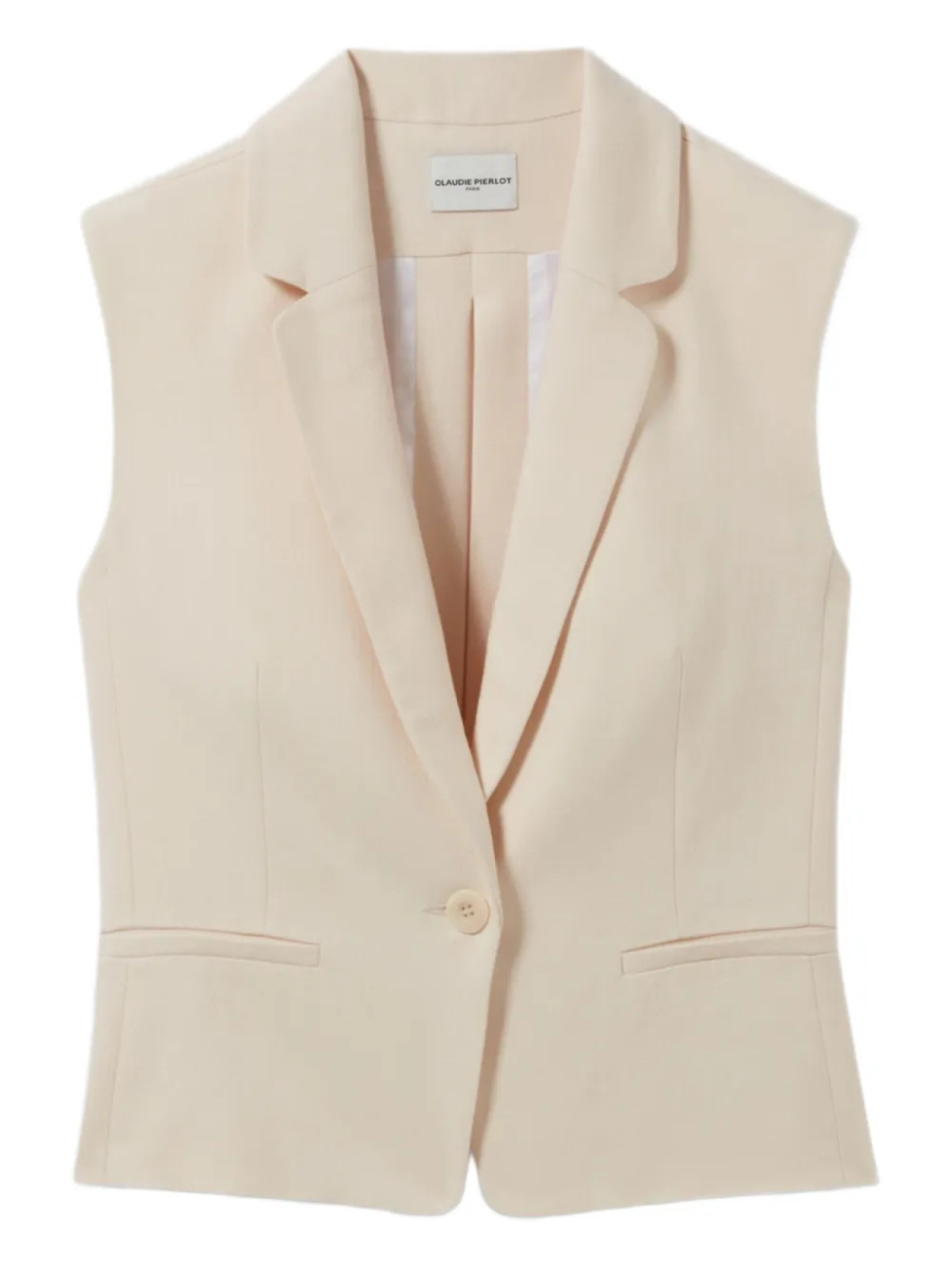 Жилет на пуговицах Claudie Pierlot, нейтральный
Жилет на пуговицах Claudie Pierlot, нейтральный