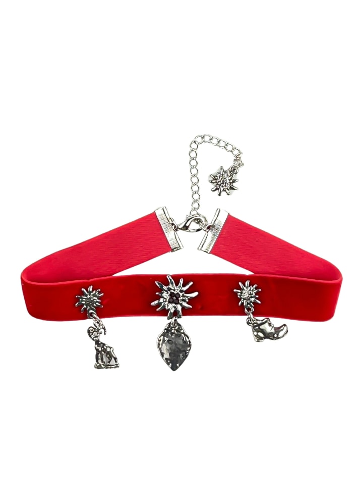 Allgäu Rebell Традиционное ожерелье «Доро» красного цвета
Allgäu Rebell Традиционное ожерелье «Доро» красного цвета