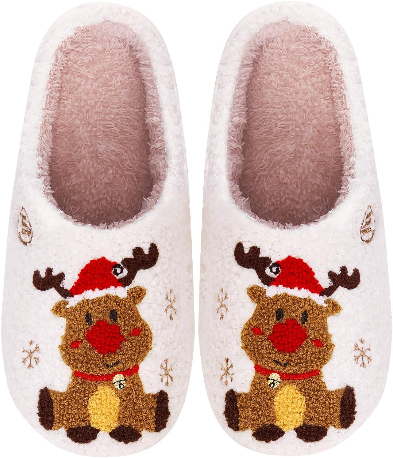 Рождественские тапочки с оленями для женщин и мужчин, пушистые домашние тапочки с эффектом памяти, уютные тапочки для дома и улицы, зимние антискользящие плюшевые милые тапочки, тапочки для спальни, подарок на Хэллоуин и Рождество Hi-Y2Kgirls, B...
Рождественские тапочки с оленями для женщин и мужчин, пушистые домашние тапочки с эффектом памяти, уютные тапочки для дома и улицы, зимние антискользящие плюшевые милые тапочки, тапочки для спальни, подарок на Хэллоуин и Рождество Hi-Y2Kgirls, B...