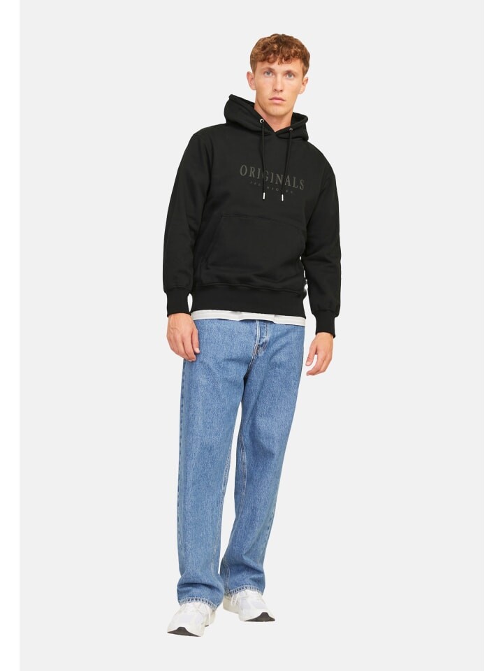 Толстовка Jack & Jones Hoodie 'Frederiksberg', черный 
Толстовка Jack & Jones Hoodie 'Frederiksberg', черный
