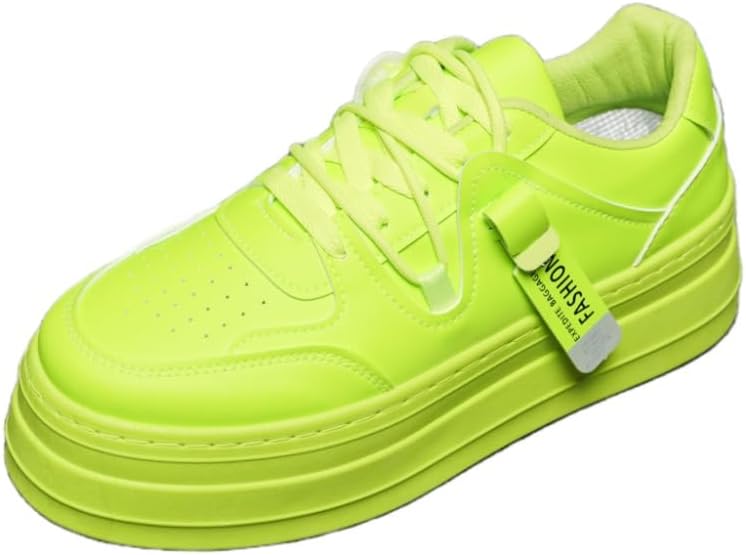 Мужские спортивные повседневные кроссовки с толстой подошвой и круглым носком - подходят для всех сезонов, для школы, на улице и для путешествий Fusecottc, зеленый
Мужские спортивные повседневные кроссовки с толстой подошвой и круглым носком - подходят для всех сезонов, для школы, на улице и для путешествий Fusecottc, зеленый