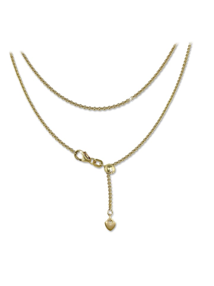 SilberDream Женское колье SilverDream в форме сердца из серебра 925 пробы с золотым покрытием (333 проба желтого золота), длина около 45 см
SilberDream Женское колье SilverDream в форме сердца из серебра 925 пробы с золотым покрытием (333 проба желтого золота), длина около 45 см