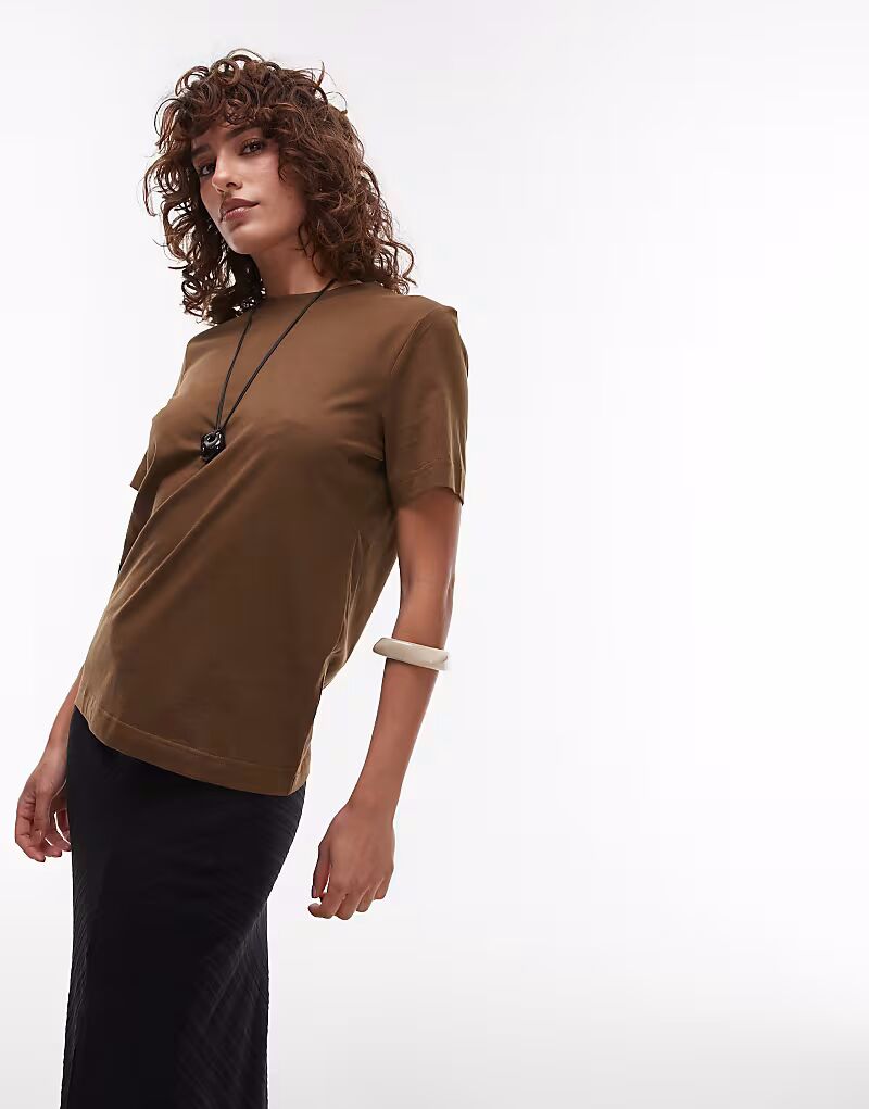 Футболка ARKET цвета мокко-коричневого цвета
Футболка ARKET цвета мокко-коричневого цвета