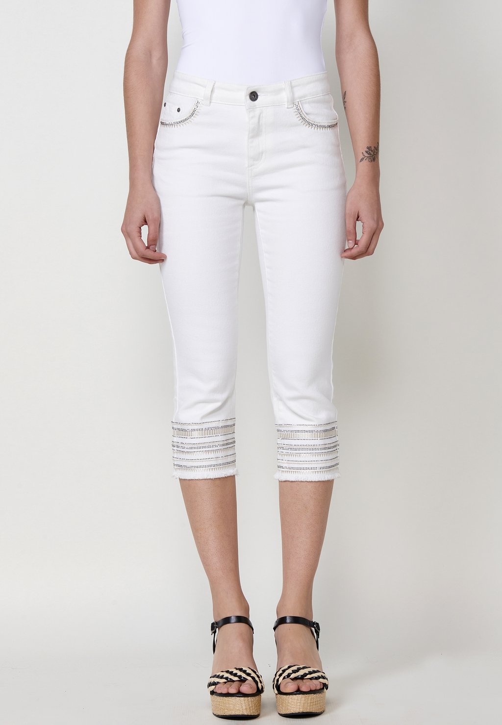 Джинсовые шорты Koroshi, белый
Джинсовые шорты Koroshi, белый