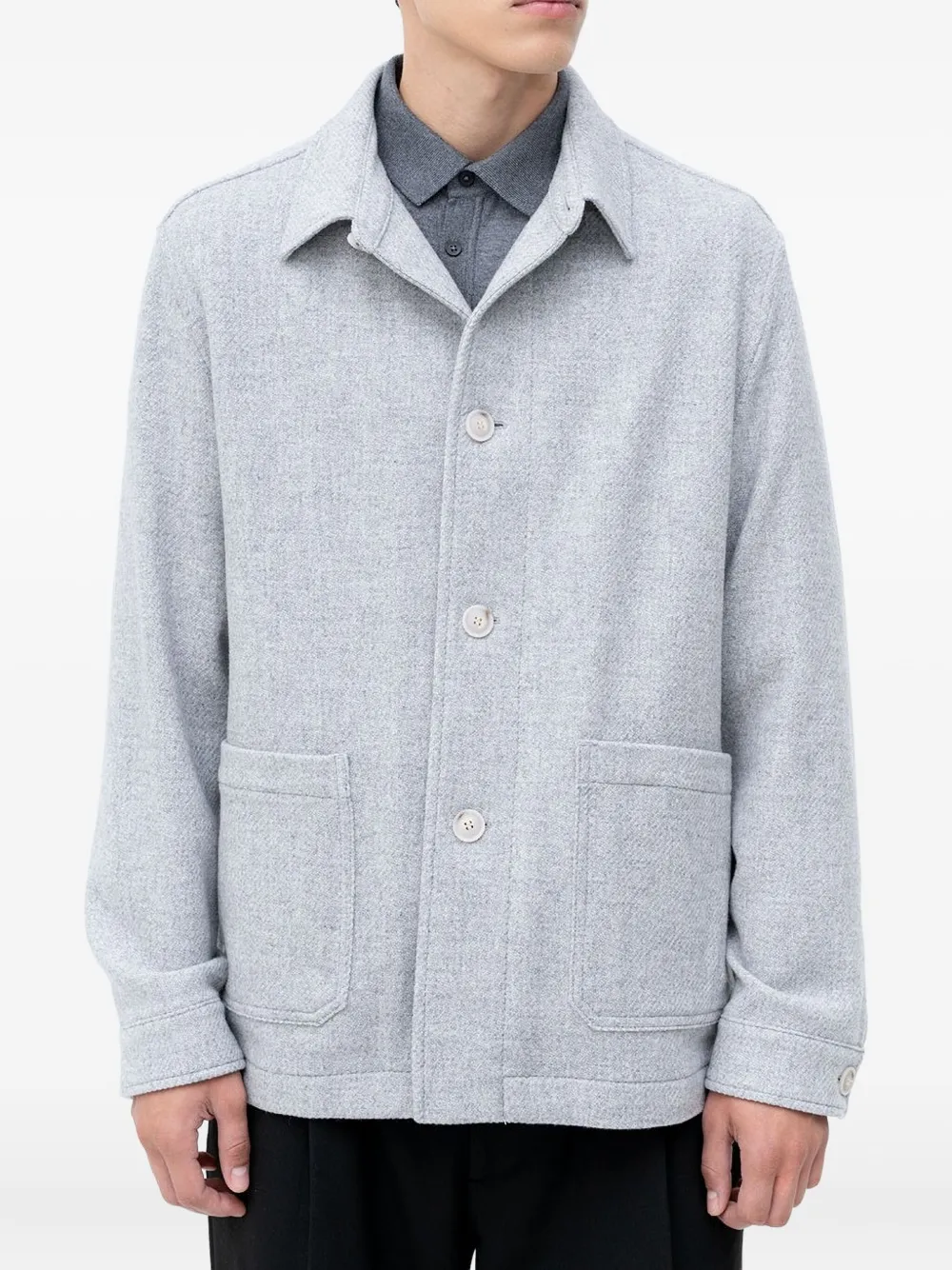 Жакет с накладными карманами Boss, серый
Жакет с накладными карманами Boss, серый