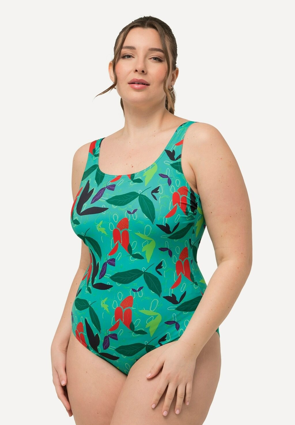 Купальник COLORFUL LEAF PRINT Ulla Popken, бирюзовый
Купальник COLORFUL LEAF PRINT Ulla Popken, бирюзовый