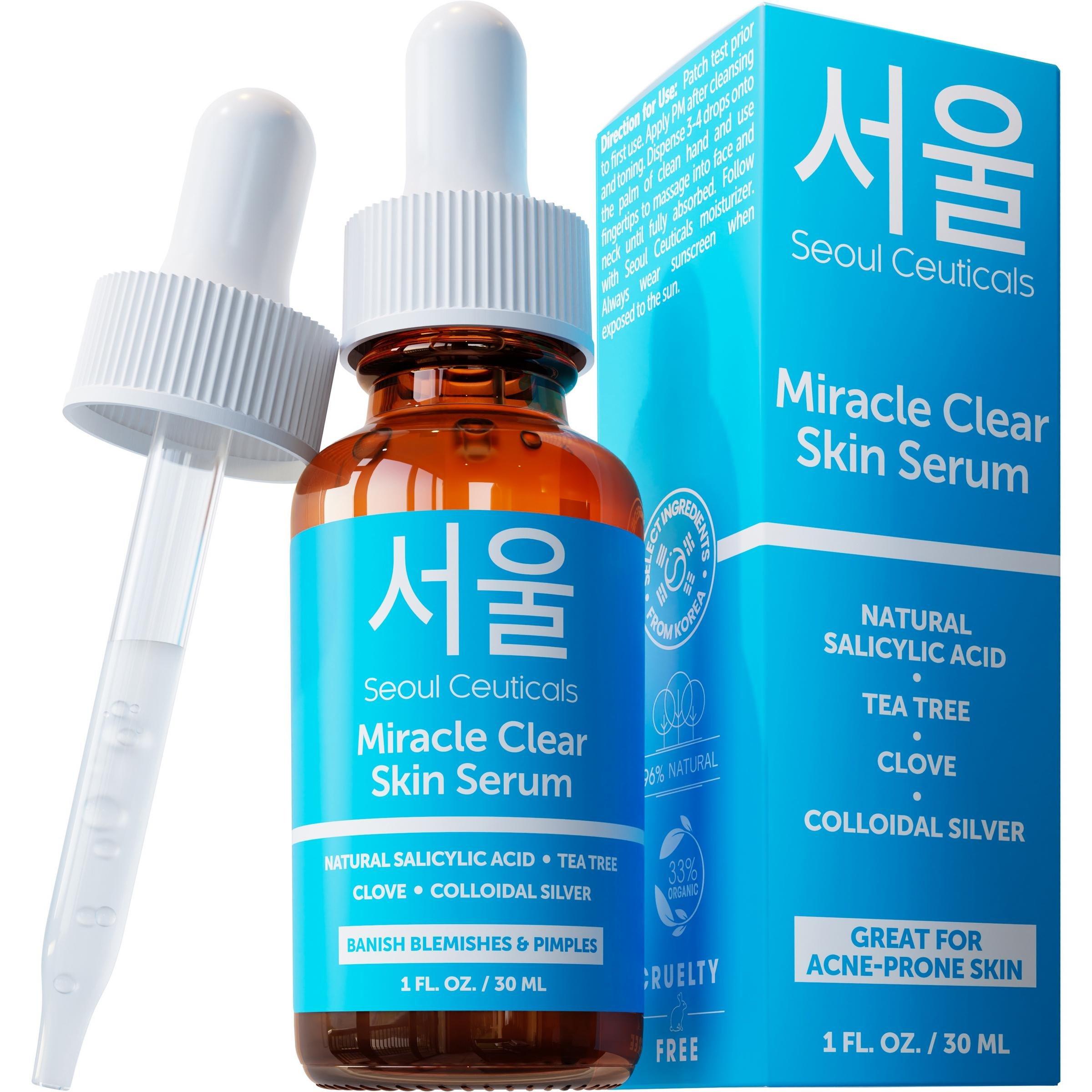 Корейская сыворотка для ухода за кожей Miracle Clear Skin Serum Seoul Ceuticals
Корейская сыворотка для ухода за кожей Miracle Clear Skin Serum Seoul Ceuticals