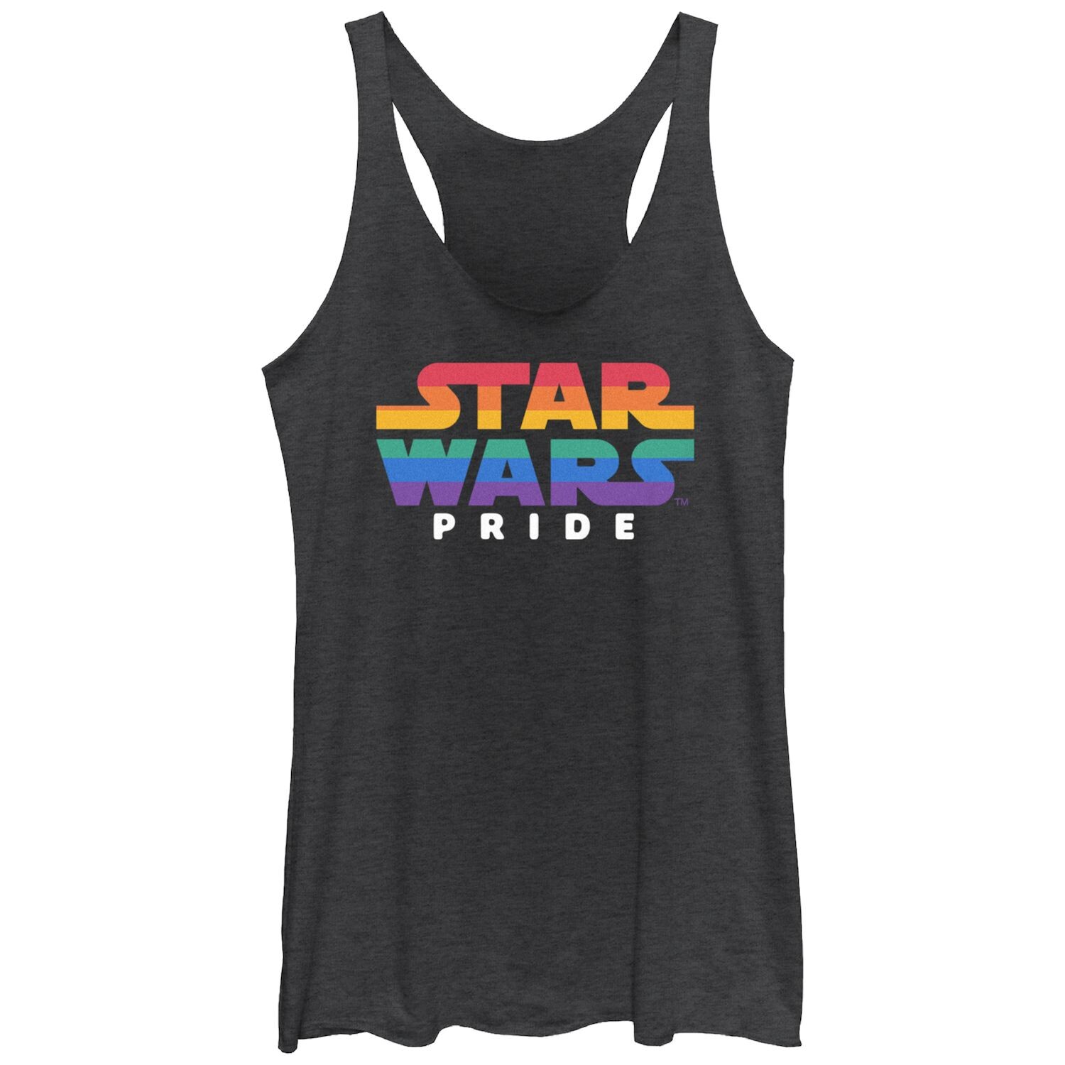 Майка с изображением гоночной спины Tri-Blend Racerback для юниоров Star Wars Pride Rainbow Logo Licensed Character 
Майка с изображением гоночной спины Tri-Blend Racerback для юниоров Star Wars Pride Rainbow Logo Licensed Character
