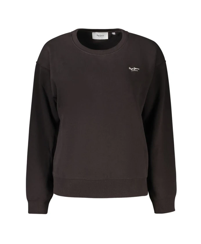 Черный хлопковый женский свитер Pepe Jeans, черный
Черный хлопковый женский свитер Pepe Jeans, черный