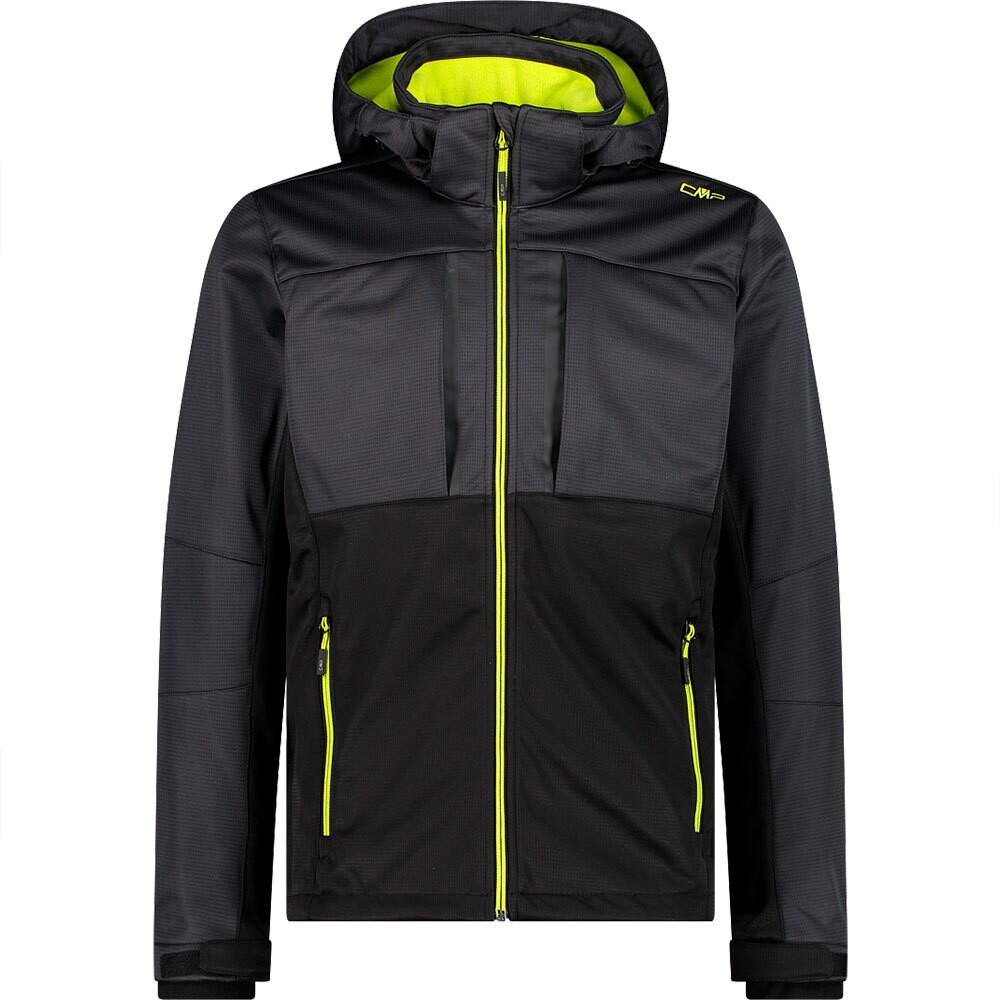 Спортивная куртка CMP Zip Hood 32A1947 softshell, черный 
Спортивная куртка CMP Zip Hood 32A1947 softshell, черный