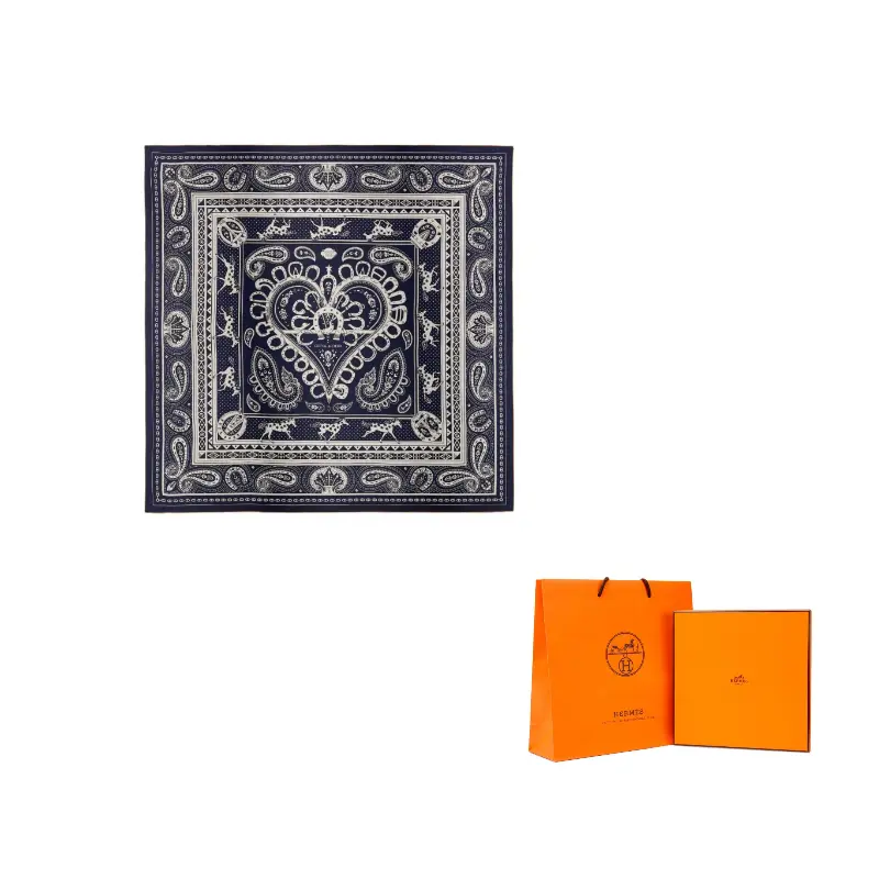 HERMES Шёлковый кашемировый шарф женский голубой, Blue
HERMES Шёлковый кашемировый шарф женский голубой, Blue